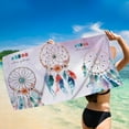thumbnail image 5 of BZPIZ Outdoors Flash Savings Large Beach Towel Oversized Lightweight Sand Free Absorbent Quicy Dry for Adult Quick Dry Travel Camping Beach Accessories Vacation Essential Gift, 5 of 9
