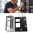 thumbnail image 1 of ATX Open Chassis Case Rack, Steel Plate Large Space Expansion Gaming PC Case Open Frame Supports X79 X99 Dual Channels Powerful Cooling DIY Assembled  for EATX, 1 of 7