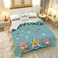 thumbnail image 6 of Easter Gnome 1 Blanket Lightweight Plush Cozy Super Soft Flannel Fleece Throw Swaddle Blanket for Travel Home Decor 40"x30" XS for Pet Toddler, 6 of 6