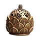 thumbnail image 5 of Quemador de incienso de loto con fragancia decorativa de flor de incensario de estilo antiguo 33 cm x 23 cm, 5 of 9