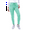 Aqua, variant on Adar Pro Scrubs For Women - Ultimate Yoga Jogger Scrub Pants - Tall