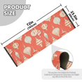 thumbnail image 5 of Yayeee Runner Rug for Bedroom 2'x6' Machine Washable Hallway Non Slip Mat, Beige Christmas Ornaments Pattern, 5 of 8