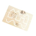 thumbnail image 4 of lionlar Interactive Wooden Activity Board for Children - Educational Toy Inspired by Montessori Principles B, 4 of 9