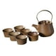 thumbnail image 1 of Tetera de cerámica con tapa, calentador de leche con filtro de té, teteras, infusor de té para la familia, regalos del Día de San Valentín, , marrón BLESIY Tetera, 1 of 8