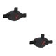 thumbnail image 1 of Almohadilla Universal Toystoory para cambio de marchas de motocicleta negro rojo 42.5*8 cm 2piezas, 1 of 5