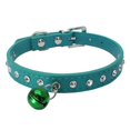 thumbnail image 2 of Bracelet en Similicuir pour Chien Réglable en Cristal de Strass, 2 of 8