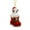 E, variant on Beagle in Christmas Santa Boot Dog Acrylic Ornament with Bell, Festive Hanging Decor for Dog Lovers and Holiday Season Decorations - A