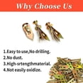 thumbnail image 4 of Arshipscho Self Drilling Anchors (100pc) – Heavy Duty Metal Drywall Anchors with Zinc Plated Self Tapping Screws Kit, 4 of 7