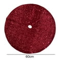 thumbnail image 2 of golytefs Sparkling Sequin Tree Skirt W/ Small Sequin Mini Xmas Tree Skirts (model 1), 2 of 9