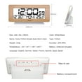 thumbnail image 2 of Yeacher FanJu Digital Alarm Clock with Backlight LCD Screen Time Calendar Week Temperature Display ℃/, 2 of 8