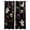 Black, variant on Blue Halloween Kitchen Curtains Spooky Witch Hat Skull Ghost Cafe Short Curtains for Bathroom Blackout Window Curtain Grommet Small Window Treatment Tier Drapes for Bedroom Living Room 27.5"x39"x2