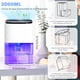 thumbnail image 3 of Deshumidificador de 2000ML con luz LED de 7 Colores Deshumidificador Portátil para Dormitorio, Closet, Baño, Garaje, para 10㎡-30㎡, Blanco, 3 of 6