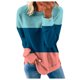 thumbnail image 2 of ICHUANYI Liquidación Sudadera con capucha estampada de moda de manga larga con cuello redondo informal para mujer Sin sudadera con capucha ICHUANYI WER2023082204851, 2 of 5