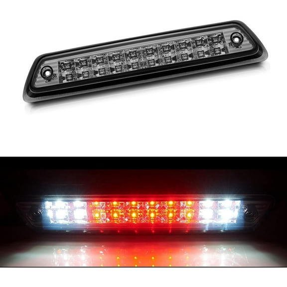 Third 3rd Brake Light, LED High Mount Stop Light for 2009-2014 Ford F150, 10-14 Lincoln Mark LT, Rear Center Cab Roof Tail Cargo Lamp, DOES NOT FIT SVT Raptor & Models with Hill Descent Control
