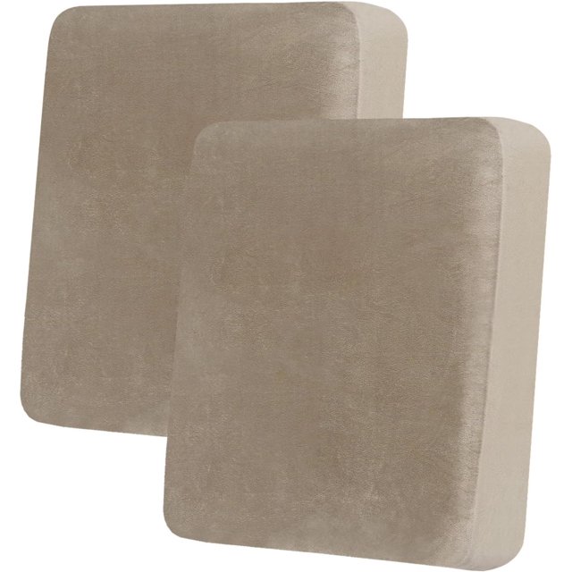 sasyxdc Velvet Couch Cushion Covers Soft Sofa Seat Covers for sectional 3 Cushion Couch Washable Magic Sofa Slipcover with Elastic Bottom Non-Slip Furniture Protector for Pets Kid(3PC