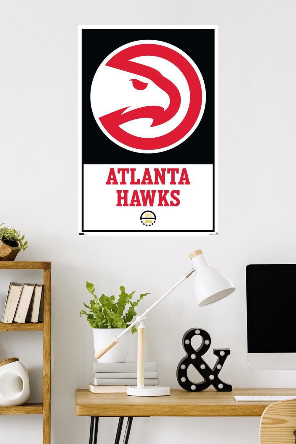NBA Atlanta Hawks - Logo 21 Wall Poster, 22.375" x 34"