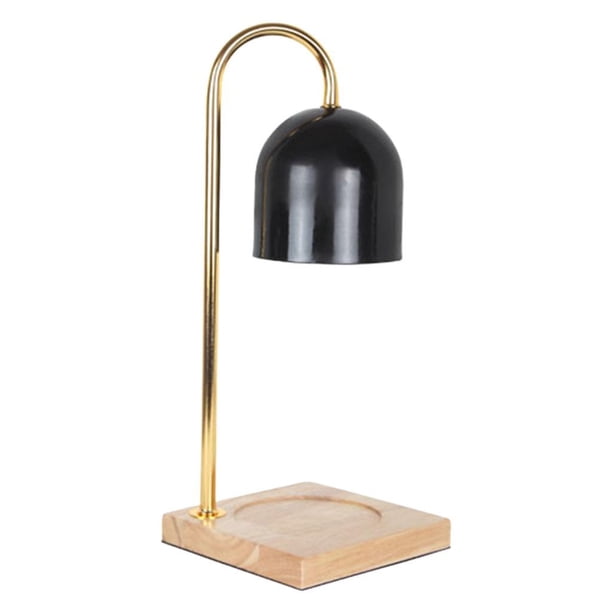 Lámpara calentadora de de metal de , de de cera eléctrica para , decoración de escritorio para y la Negro