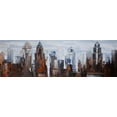 thumbnail image 2 of Atelier B Art Studio 32x13 Gold Ornate Wood Framed with Double Matting Museum Art Print Titled - GRAY DAY IN THE CITY, 2 of 4