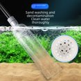 thumbnail image 5 of Artefacto cambiador de agua para peceras Sifón cambiador de agua Succionador de estiércol para peceras Bombeo Limpieza manual Inodoro con succión de arena, 5 of 5