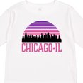 thumbnail image 4 of Inktastic Chicago Gifts Souvenirs for Kids Girls Long Sleeve Toddler T-Shirt, 4 of 5