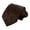 Brown, variant on Black Slim Satin Tie For Men Wedding Business Formal Polyester Free Size 57.09In Length 1.38-3.94In Width