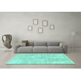 thumbnail image 3 of Ahgly Company Indoor Rectangle Persian Light Blue Traditional Area Rugs, 5' x 8', 3 of 4