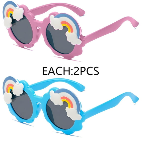 GJX 4Pcs Baby Sunglasses Toddler Boy Sunglasses Girls Sunglasses,Style1