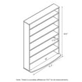 thumbnail image 5 of Pemberly Row Engineered Wood 6-Tier Multimedia Storage Tower in Espresso, 5 of 5