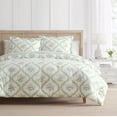 thumbnail image 2 of Martha Stewart Everyday Lucy Floral 5-Piece Microfiber Twin Comforter Set, 2 of 12