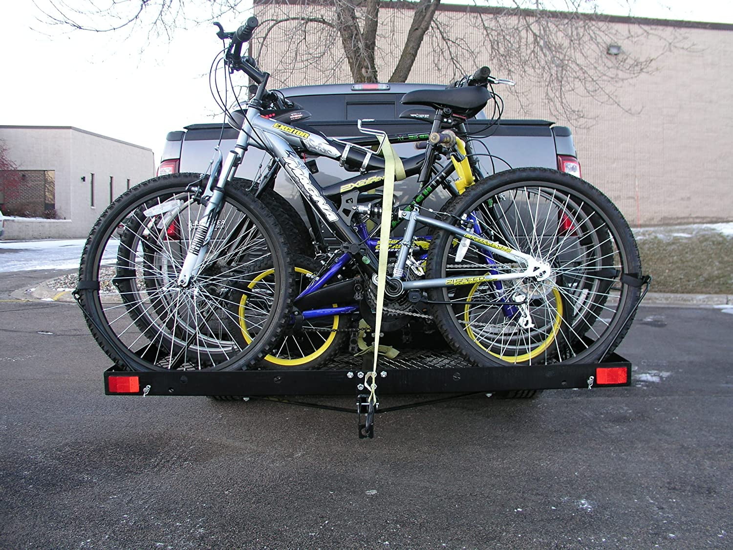 Tow Tuff 2 in 1 Steel Cargo Carrier with 4 Bike Rack 500 lbs Capacity in Costa Rica at CRC 144809 Rating 4.4