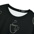 thumbnail image 3 of Black Tea Lounge | Leisure T-Shirt for Women from TSmartArt @ Walmart, 3 of 5
