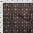 thumbnail image 3 of oneOone Georgette Viscose Tissu Rouge Asiatique Kilim Robe Tissu Tissu Imprimé par la Cour 42 Pouces de Large, 3 of 5