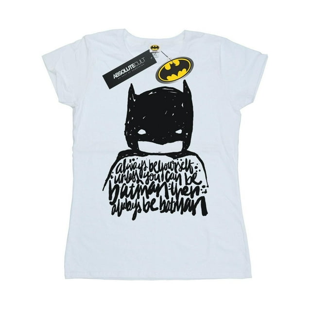 DC Comics Womens Batman Always Be Yourself Cotton T-Shirt