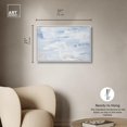 thumbnail image 5 of Art Remedy Neutral Abstracts Canvas, 30" x 20", White Frame, Frozen in Time II, 5 of 7