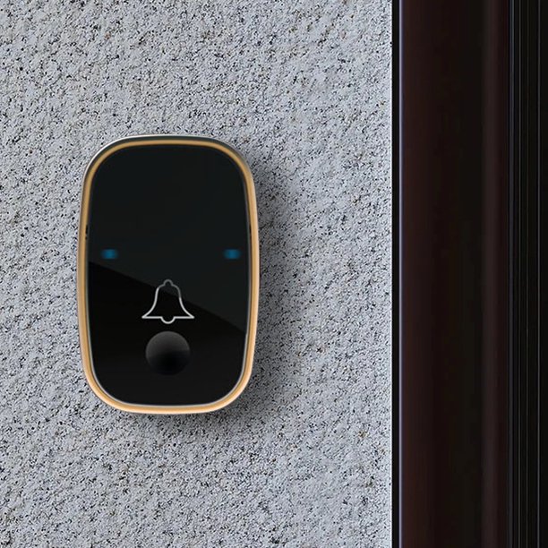 Timbre de puerta inalámbrico 300 metros timbre de puerta IP44 timbre de timbre impermeable para el hogar