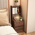 thumbnail image 2 of Lightweight Design (34.61 lb) | AC and USB Charging Ports | 2-Tier Shelving for Organization, 2 of 6