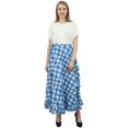 thumbnail image 2 of Phagun Robe Imprimée Shibori pour Femmes Ceinture en Coton à Volants Bleu Foncé, 2 of 6