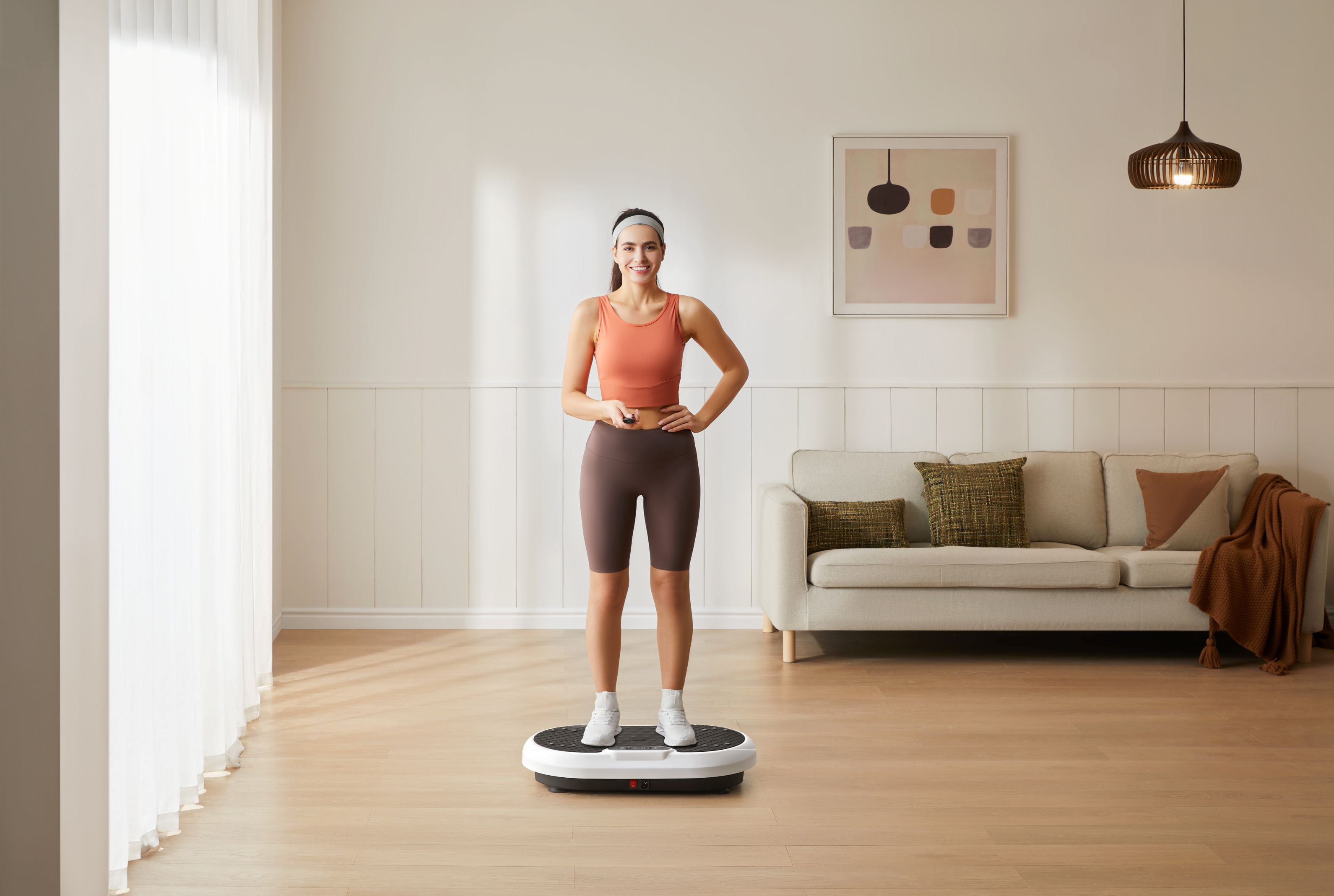 EZLIFE HitGo Vibration Plate Exercise Machine Black