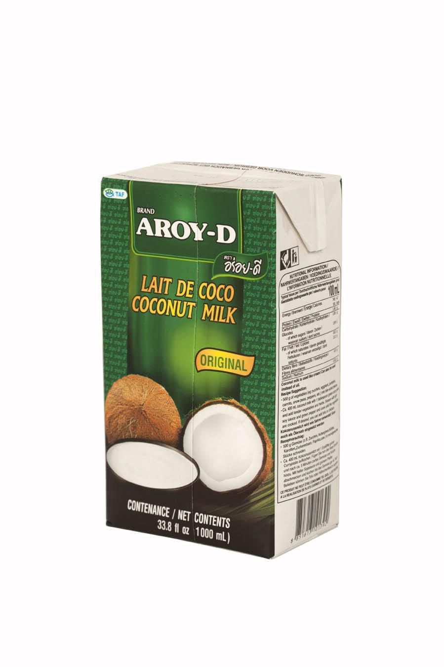 Aroy-D Coconut Milk UHT (1000ml), Aroy-D Coconut Milk UHT (1000ml)