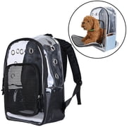 Pet Carrier Breathable Portable See through Pet Backpack Dog Carrier Backpack