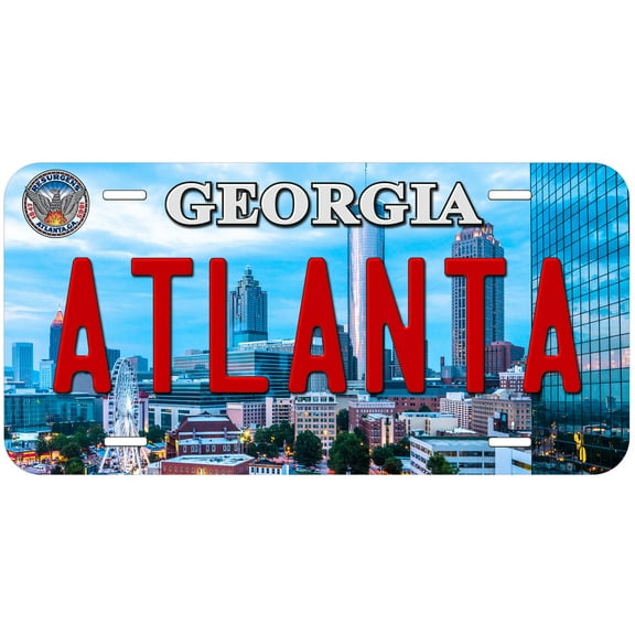 Atlanta GA TAG02 Novelty Car Auto License Plate