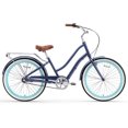 thumbnail image 2 of sixthreezero Every Journey Women's 26 In. 3-Speed Step-Through Touring Hybrid Bicycle, Navy Blue, 2 of 12