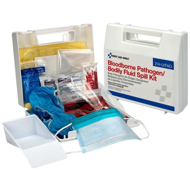 PacKit by Bloodborne Pathogen Bodily Spill Kit, 24 Piece Kit, A