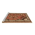 thumbnail image 2 of Ahgly Company Machine Washable Indoor Rectangle Persian Brown Traditional Area Rugs, 7' x 9', 2 of 4