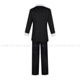 thumbnail image 4 of Disfraz de Husk Hazbin para Cosplay, uniforme negro para Halloween, Hotel, trajes de fiesta con sombrero, orejas, cejas, utilería, 4 of 5