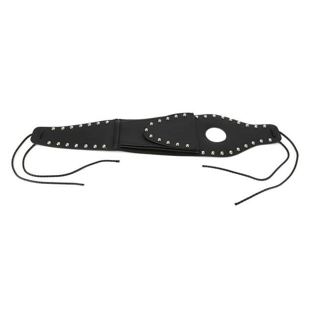 Fuel Cover Bag, PU Leather Soft Firm Oil Bag Practical For Motorcycle For XL 883 1200 48 Silver Rivet Edge,Braided Rope Edge