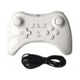 thumbnail image 1 of Pro Controller for Wii U, PowerLead Wireless Controller Gamepad for Wii U Dual Analog Game Remote Joystick (White), 1 of 4