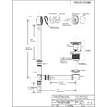 thumbnail image 3 of Westbrass 17 ga. Tip-Toe Drain Bathtub Waste Assembly with Patented Deep Soak Overflow, Powder Coat White, 3 of 9