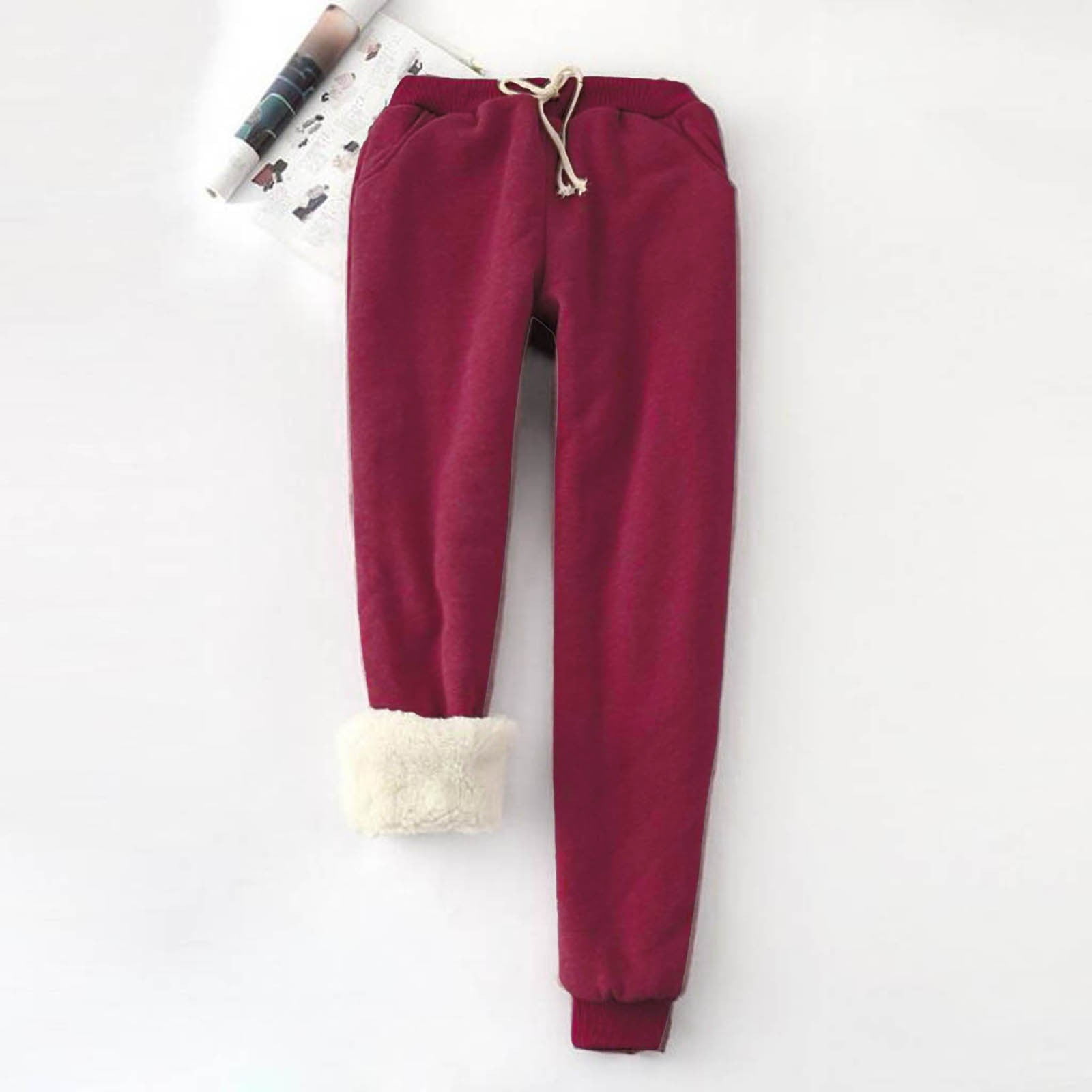 Fleece lined track pants womens new arrivals