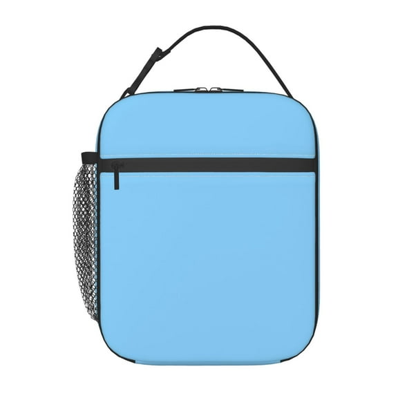 Lunch Bag For Women And Men Insulated Portable Lunch Box For School Student Teens Bento Box Office Picnic Travel Cooler Bag Light Blue